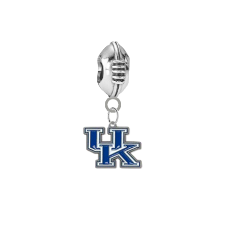 Kentucky Wildcats Football European Bracelet Charm (Pandora Compatible)