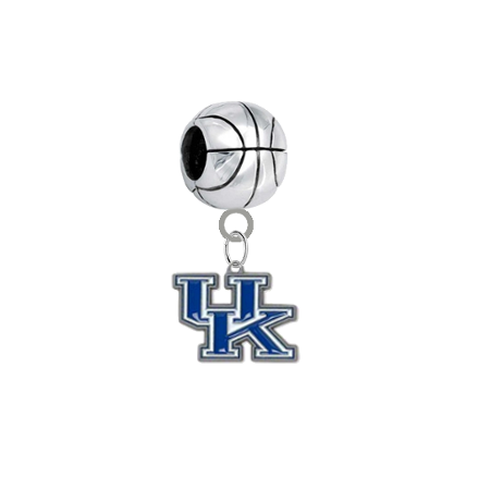 Kentucky Wildcats Basketball European Bracelet Charm (Pandora Compatible)
