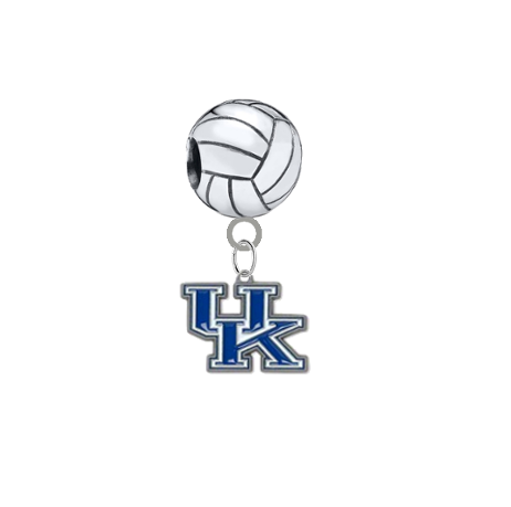 Kentucky Wildcats Volleyball European Bracelet Charm (Pandora Compatible)