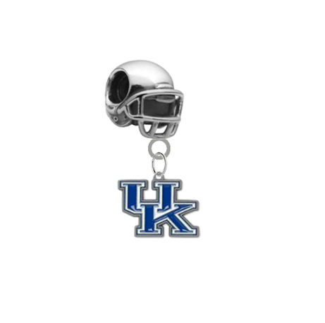 Kentucky Wildcats Football Helmet European Bracelet Charm (Pandora Compatible)