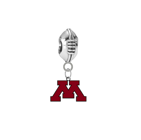 Minnesota Gophers Football Universal European Bracelet Charm