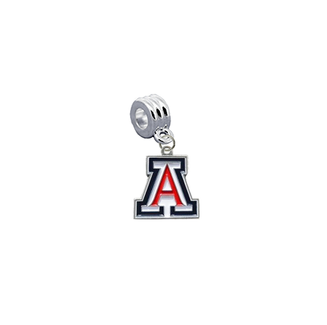 Arizona Wildcats NCAA Universal European Bracelet Charm (Pandora Compatible)