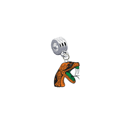 Florida A&M Rattlers NCAA Universal European Bracelet Charm (Pandora Compatible)