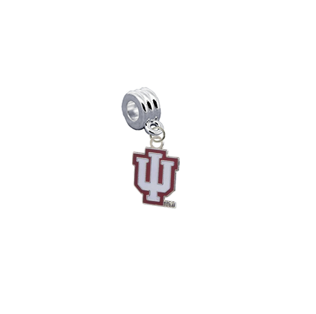 Indiana Hoosiers NCAA Universal European Bracelet Charm (Pandora Compatible)