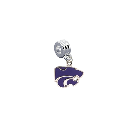 Kansas State Wildcats NCAA Universal European Bracelet Charm (Pandora Compatible)