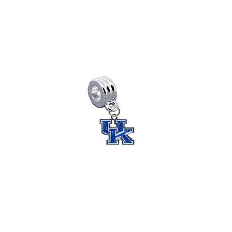 Kentucky Wildcats Glitter NCAA Universal European Bracelet Charm (Pandora Compatible)