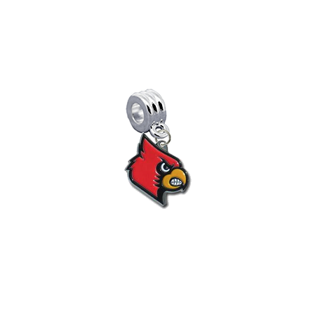 Louisville Cardinals NCAA Universal European Bracelet Charm (Pandora Compatible)