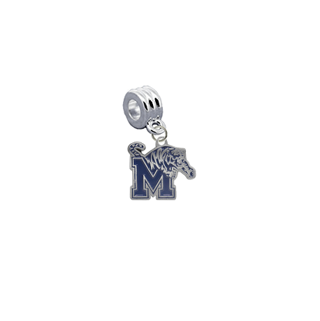 Memphis Tigers NCAA Universal European Bracelet Charm (Pandora Compatible)
