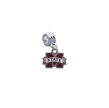 Mississippi State Bulldogs NCAA Universal European Bracelet Charm (Pandora Compatible)
