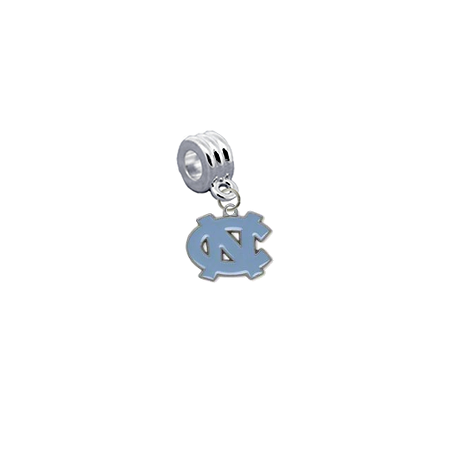 North Carolina Tar Heels NCAA Universal European Bracelet Charm (Pandora Compatible)