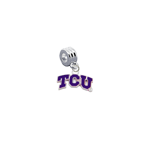 TCU Horned Frogs Universal European Bracelet Charm