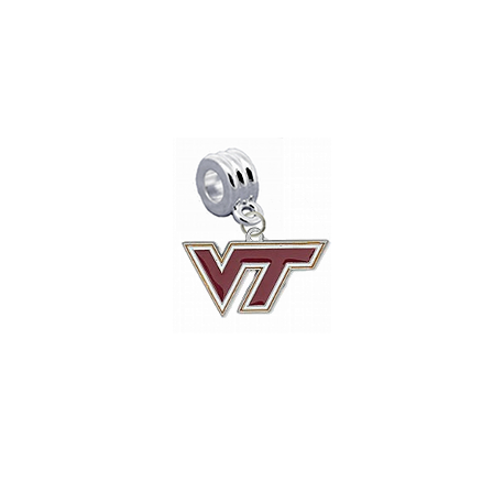 Virginia Tech Hokies Universal European Bracelet Charm
