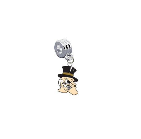 Wake Forest Demon Deacons Universal European Bracelet Charm