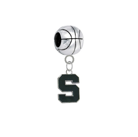 Michigan State Spartans Basketball Universal European Bracelet Charm