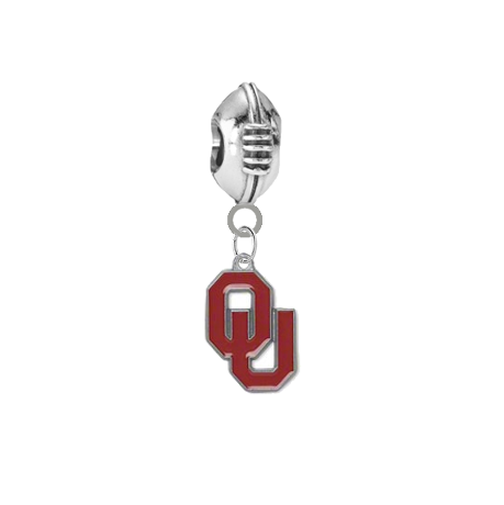 Oklahoma Sooners Football Universal European Bracelet Charm