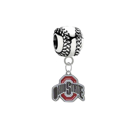 Ohio State Buckeyes Softball Universal European Bracelet Charm