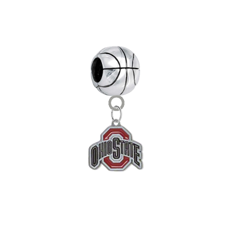Ohio State Buckeyes Basketball Universal European Bracelet Charm
