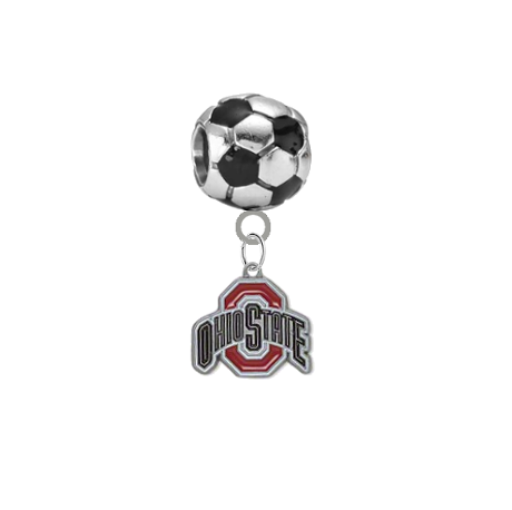 Ohio State Buckeyes Soccer Universal European Bracelet Charm