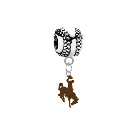Wyoming Cowboys Baseball Universal European Bracelet Charm