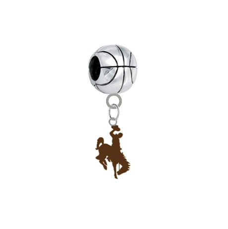 Wyoming Cowboys Basketball Universal European Bracelet Charm