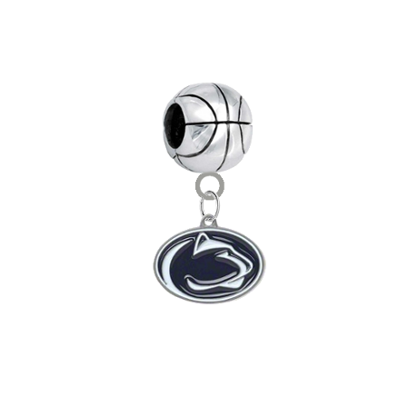 Penn State Nittany Lions Basketball Universal European Bracelet Charm
