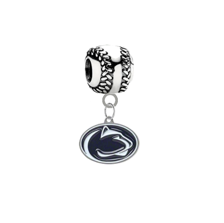 Penn State Nittany Lions Softball Universal European Bracelet Charm
