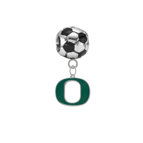 Oregon Ducks Soccer Universal European Bracelet Charm