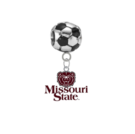 Missouri State Bears Soccer Universal European Bracelet Charm