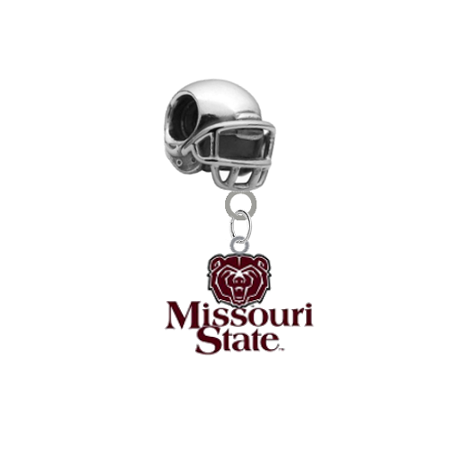 Missouri State Bears Football Helmet Universal European Bracelet Charm