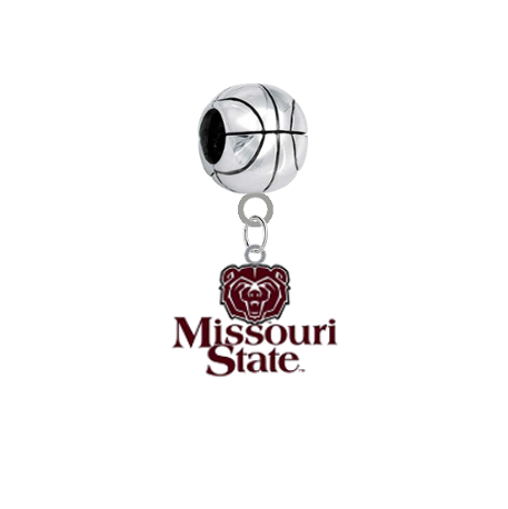 Missouri State Bears Basketball Universal European Bracelet Charm