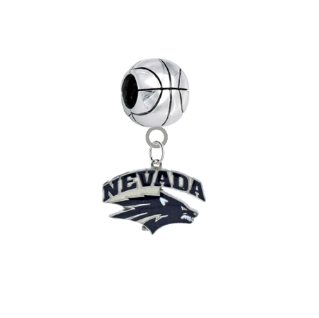 Nevada Wolfpack Basketball Universal European Bracelet Charm