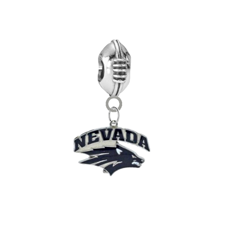 Nevada Wolfpack Football Universal European Bracelet Charm