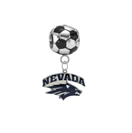 Nevada Wolfpack Soccer Universal European Bracelet Charm
