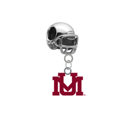 Montana Grizzlies Football Helmet Universal European Bracelet Charm