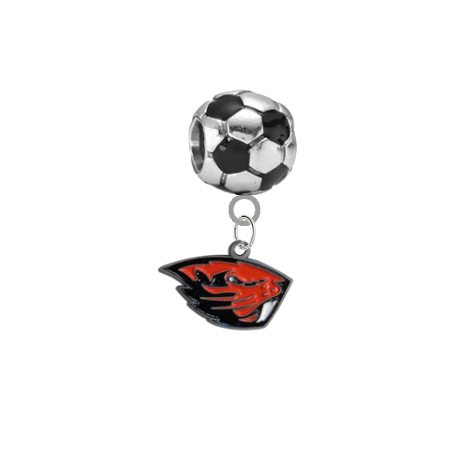 Oregon State Beavers Soccer Universal European Bracelet Charm