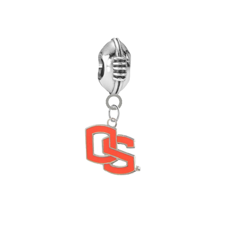 Oregon State Beavers Style 2 Football Universal European Bracelet Charm