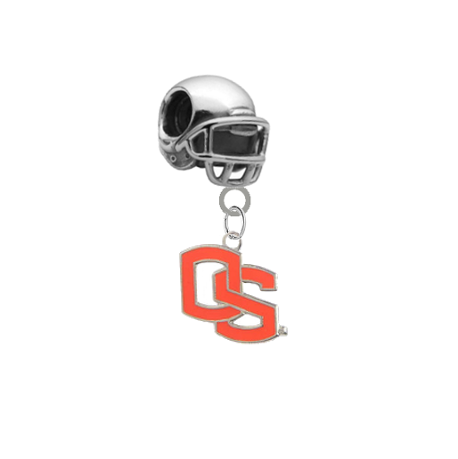 Oregon State Beavers Style 2 Football Helmet Universal European Bracelet Charm