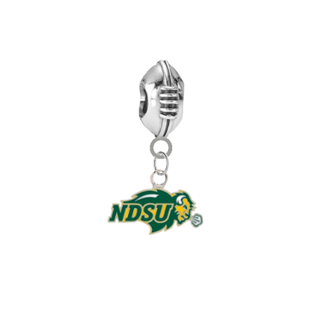 North Dakota State Bison Football Universal European Bracelet Charm