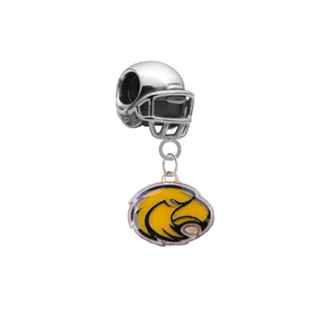 Southern Miss Golden Eagles Football Helmet Universal European Bracelet Charm