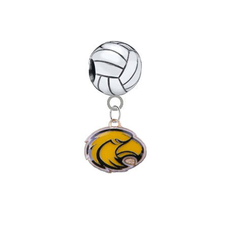 Southern Miss Golden Eagles Volleyball Universal European Bracelet Charm
