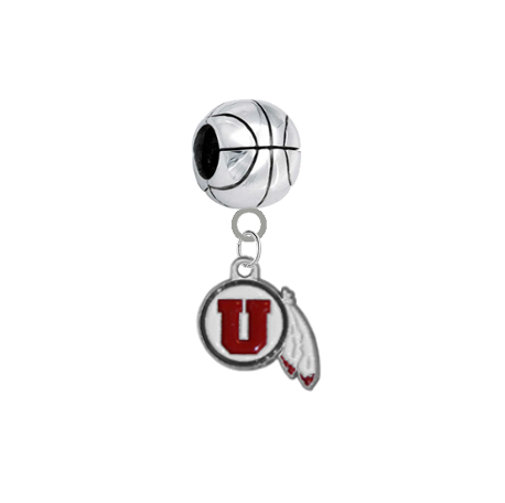 Utah Utes Basketball Universal European Bracelet Charm