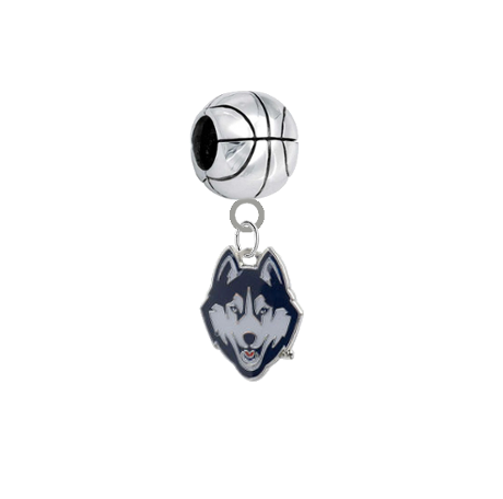 UConn Connecticut Huskies Basketball Universal European Bracelet Charm