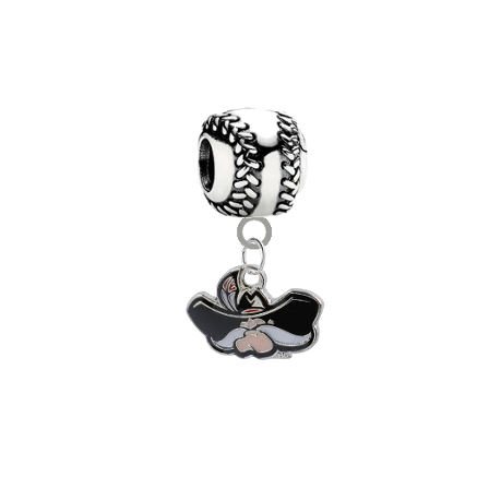 UNLV Runnin Rebels Baseball Universal European Bracelet Charm