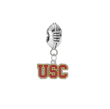 USC Trojans Football Universal European Bracelet Charm