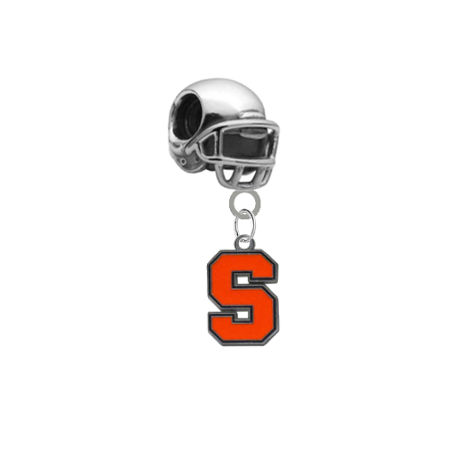 Syracuse Orange Football Helmet Universal European Bracelet Charm