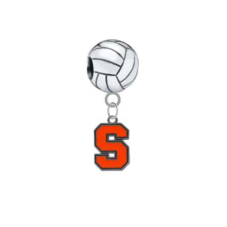 Syracuse Orange Volleyball Universal European Bracelet Charm