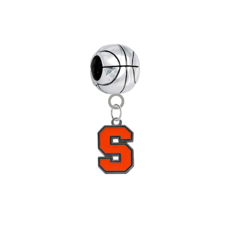 Syracuse Orange Basketball Universal European Bracelet Charm
