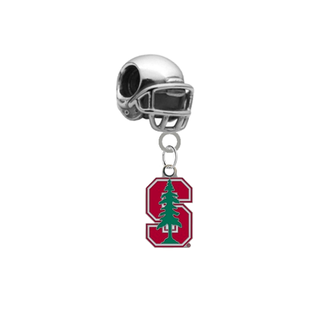 Stanford Cardinal Football Helmet Universal European Bracelet Charm