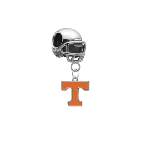 Tennessee Volunteers Football Helmet Universal European Bracelet Charm