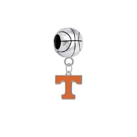 Tennessee Volunteers Basketball Universal European Bracelet Charm